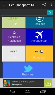 Red Transporte DF android App screenshot 6